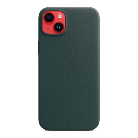 Чохол Apple Leather Case with MagSafe for iPhone 14 Plus Forest Green - ціна, характеристики, відгуки, розстрочка, фото 2