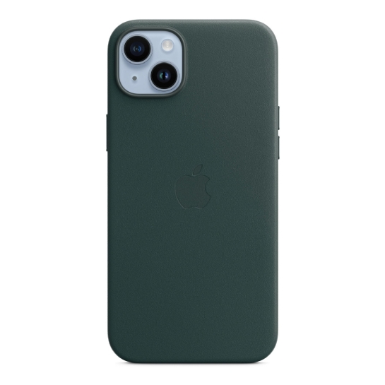 Чехол Apple Leather Case with MagSafe for iPhone 14 Plus Forest Green - цена, характеристики, отзывы, рассрочка, фото 5