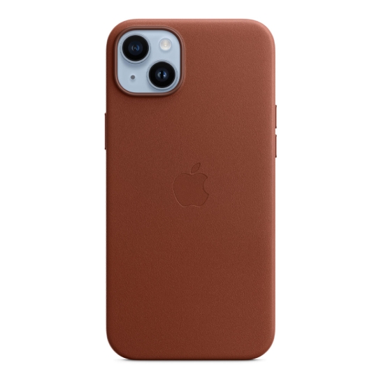 Чохол Apple Leather Case with MagSafe for iPhone 14 Plus Umber - ціна, характеристики, відгуки, розстрочка, фото 5