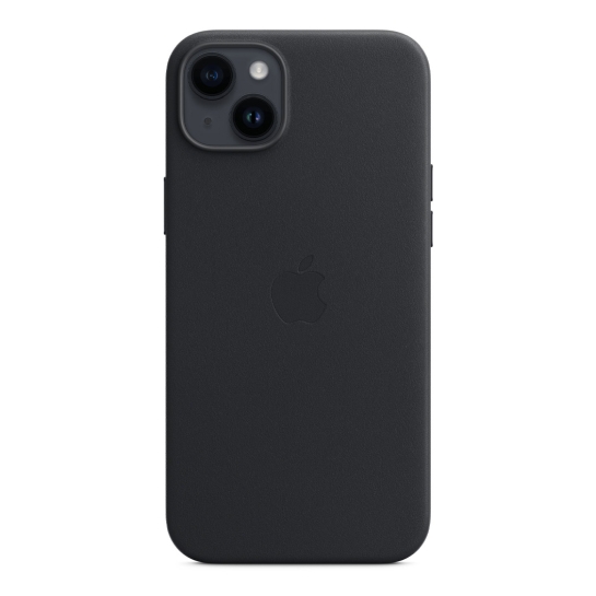 Чохол Apple Leather Case with MagSafe for iPhone 14 Plus Midnight - ціна, характеристики, відгуки, розстрочка, фото 1