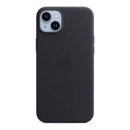 Чехол Apple Leather Case with MagSafe for iPhone 14 Plus Midnight - цена, характеристики, отзывы, рассрочка, фото 2