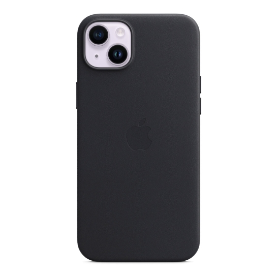 Чехол Apple Leather Case with MagSafe for iPhone 14 Plus Midnight - цена, характеристики, отзывы, рассрочка, фото 3