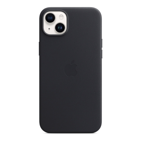 Чехол Apple Leather Case with MagSafe for iPhone 14 Plus Midnight - цена, характеристики, отзывы, рассрочка, фото 5