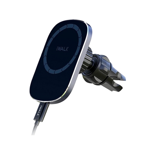 Автомобільний зарядний пристрій iWalk Lucanus Air Mag Black - ціна, характеристики, відгуки, розстрочка, фото 1