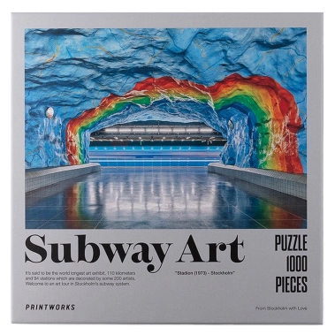 Пазл PRINTWORKS Puzzle - Subway Art Rainbow - цена, характеристики, отзывы, рассрочка, фото 1