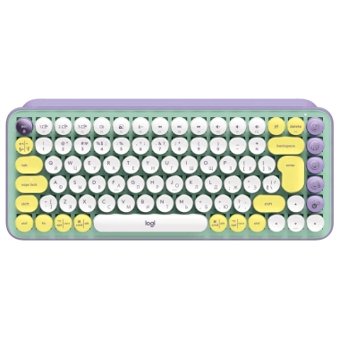 Клавіатура Logitech POP Keys Wireless Mechanical Keyboard Daydream Mint - цена, характеристики, отзывы, рассрочка, фото 1