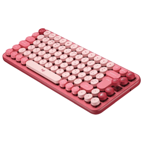 Клавіатура Logitech POP Keys Wireless Mechanical Keyboard Heartbreaker Rose - ціна, характеристики, відгуки, розстрочка, фото 2