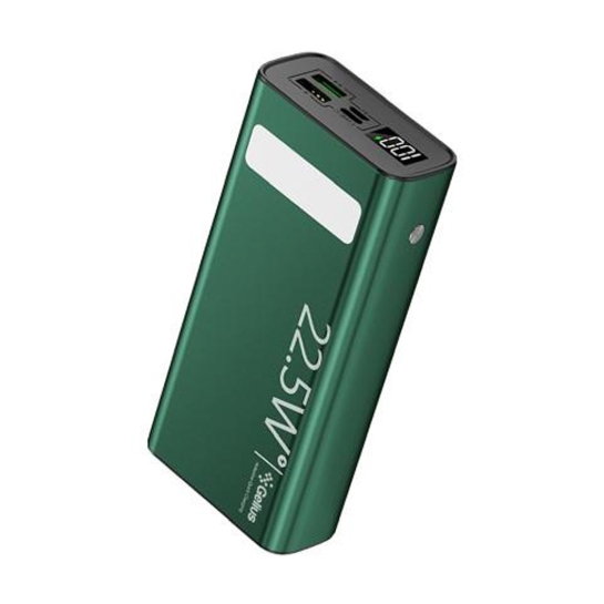 Зовнішній акумулятор Gelius Lightstone PD 30000 mAh Green - ціна, характеристики, відгуки, розстрочка, фото 1