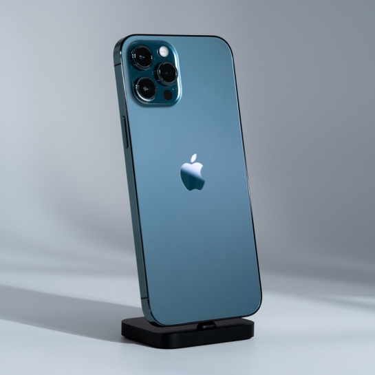 Б/У Apple iPhone 12 Pro Max 256 Gb Pacific Blue (Идеальное) - цена, характеристики, отзывы, рассрочка, фото 1