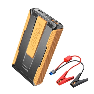 Зовнішній акумулятор з автомобільним стартером Wekome Car Emergency Start Power Supply Black/Orange - цена, характеристики, отзывы, рассрочка, фото 1