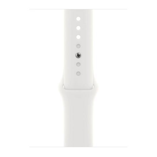 Apple Watch 8 + LTE 45mm Silver Aluminum Case with White Sport Band - ціна, характеристики, відгуки, розстрочка, фото 3