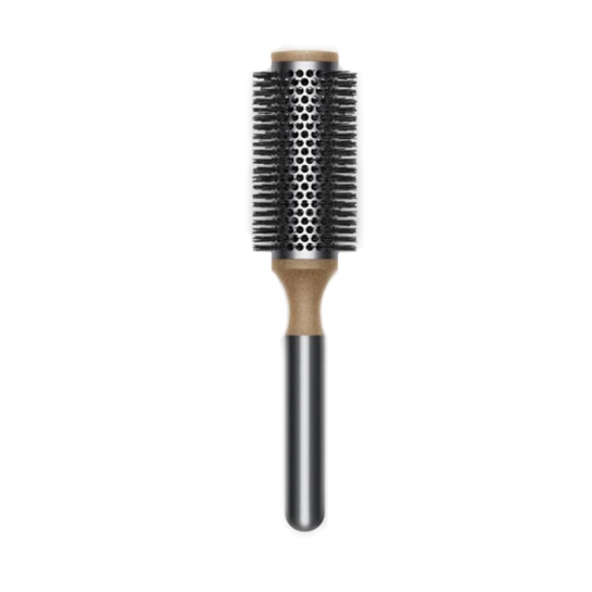Кругла щітка для волосся Dyson Vented Barrel Brush 35mm Nickel/Black - ціна, характеристики, відгуки, розстрочка, фото 1