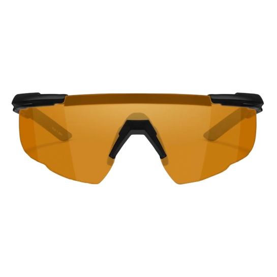 Балістичні окуляри Wiley X SABER ADV Grey/Orange/Transparent Lenses - ціна, характеристики, відгуки, розстрочка, фото 1