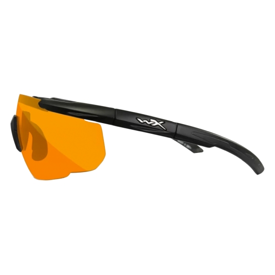 Балістичні окуляри Wiley X SABER ADV Grey/Orange/Transparent Lenses - ціна, характеристики, відгуки, розстрочка, фото 4