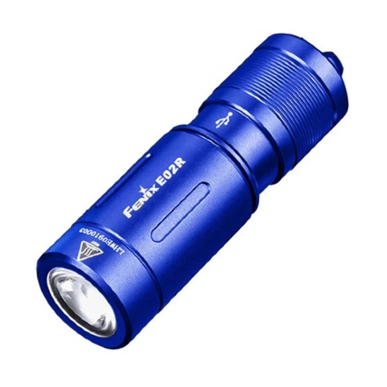 Ліхтар ручний Fenix E02R Blue - ціна, характеристики, відгуки, розстрочка, фото 1