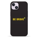 Чехол Pump Silicone Minimalistic Case with MagSafe for iPhone 14 Be Brave #