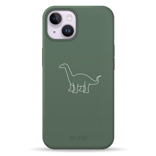Чохол Pump Silicone Minimalistic Case with MagSafe for iPhone 14 Dino # - ціна, характеристики, відгуки, розстрочка, фото 1