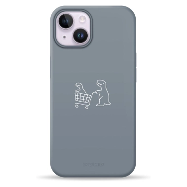 Чохол Pump Silicone Minimalistic Case with MagSafe for iPhone 14 Dino Market - цена, характеристики, отзывы, рассрочка, фото 1