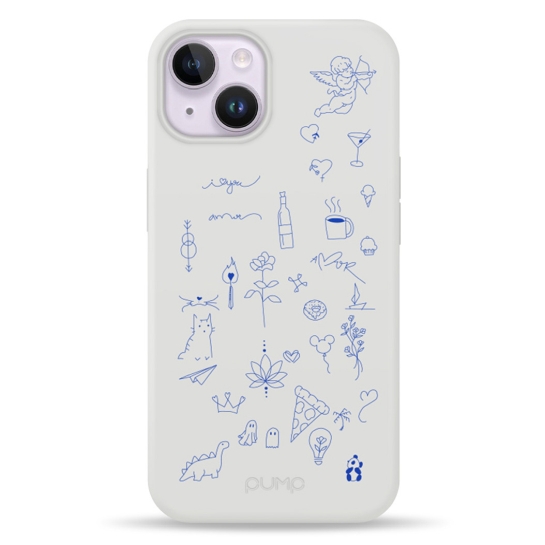 Чохол Pump Silicone Minimalistic Case with MagSafe for iPhone 14 Ink # - ціна, характеристики, відгуки, розстрочка, фото 1