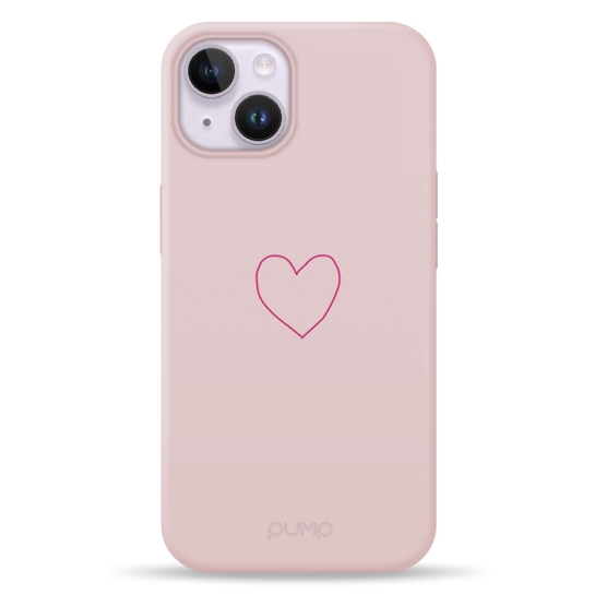 Чехол Pump Silicone Minimalistic Case with MagSafe for iPhone 14 Krivoe Heart # - цена, характеристики, отзывы, рассрочка, фото 1