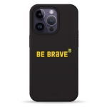 Чехол Pump Silicone Minimalistic Case with MagSafe for iPhone 14 Pro Be Brave