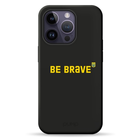Чохол Pump Silicone Minimalistic Case with MagSafe for iPhone 14 Pro Be Brave - ціна, характеристики, відгуки, розстрочка, фото 1