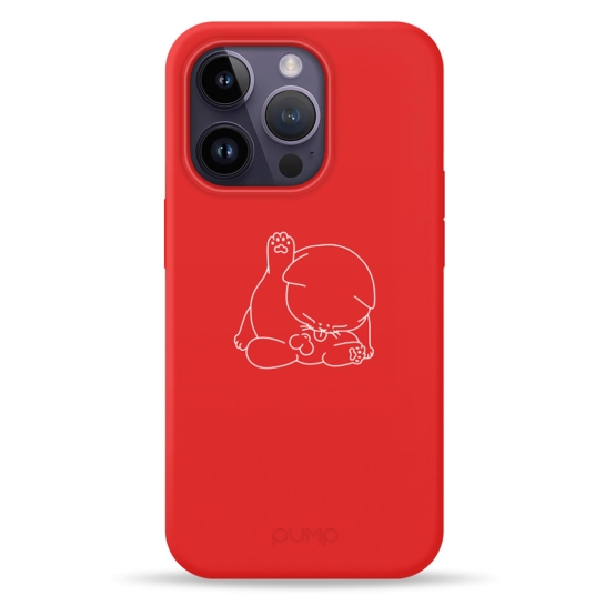 Чехол Pump Silicone Minimalistic Case with MagSafe for iPhone 14 Pro Cat Balls # - цена, характеристики, отзывы, рассрочка, фото 1