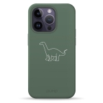 Чохол Pump Silicone Minimalistic Case with MagSafe for iPhone 14 Pro Dino #