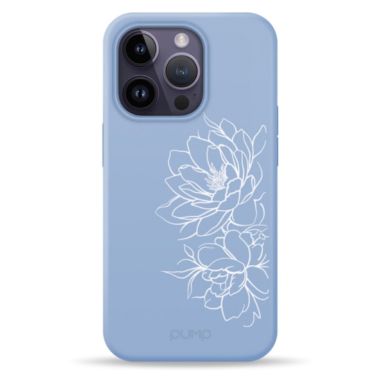 Чехол Pump Silicone Minimalistic Case with MagSafe for iPhone 14 Pro Floral # - цена, характеристики, отзывы, рассрочка, фото 1