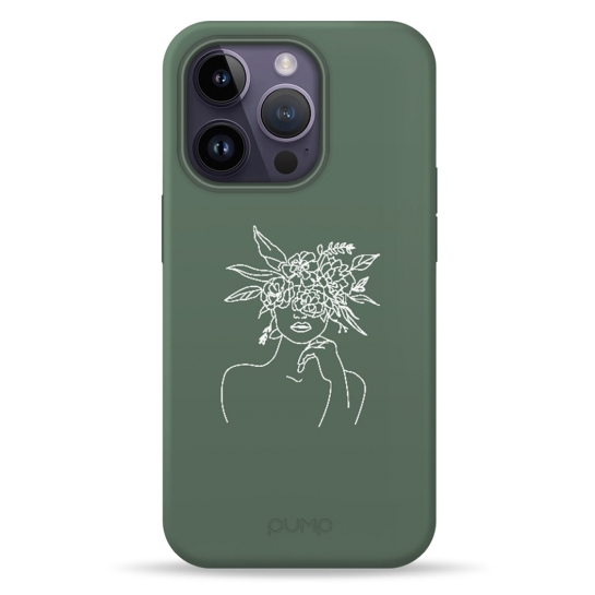 Чехол Pump Silicone Minimalistic Case with MagSafe for iPhone 14 Pro Flowerhat # - цена, характеристики, отзывы, рассрочка, фото 1
