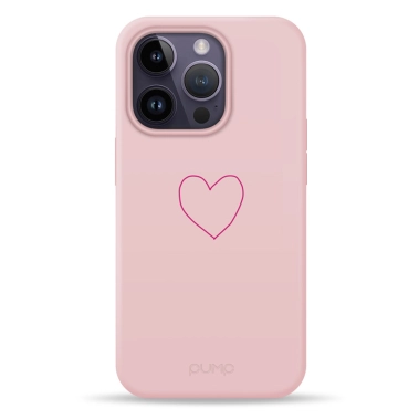 Чехол Pump Silicone Minimalistic Case with MagSafe for iPhone 14 Pro Kryve Heart # - цена, характеристики, отзывы, рассрочка, фото 1