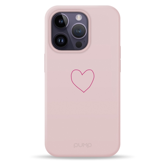 Чехол Pump Silicone Minimalistic Case with MagSafe for iPhone 14 Pro Krivoe Heart # - цена, характеристики, отзывы, рассрочка, фото 1