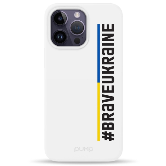 Чехол Pump Silicone Minimalistic Case with MagSafe for iPhone 14 Pro Max Brave Ukraine - цена, характеристики, отзывы, рассрочка, фото 1