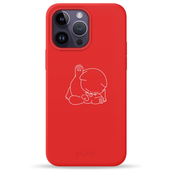 Чехол Pump Silicone Minimalistic Case with MagSafe for iPhone 14 Pro Max Cat Balls # - цена, характеристики, отзывы, рассрочка, фото 1