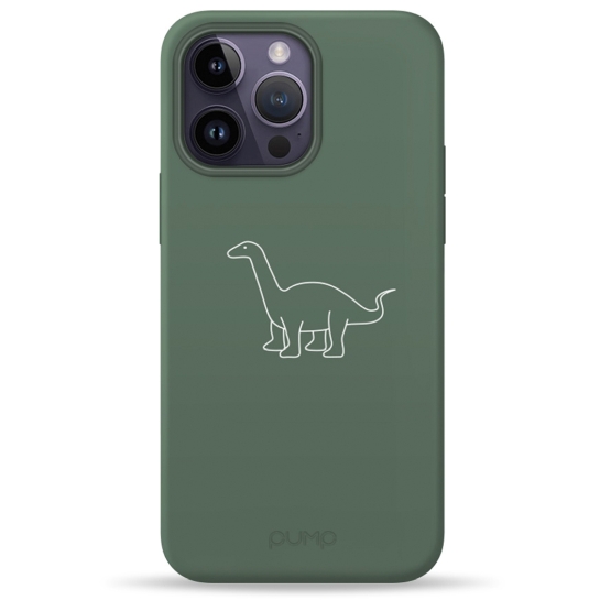 Чехол Pump Silicone Minimalistic Case with MagSafe for iPhone 14 Pro Max Dino # - цена, характеристики, отзывы, рассрочка, фото 1