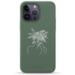 Чохол Pump Silicone Minimalistic Case with MagSafe for iPhone 14 Pro Max Flowerhat #