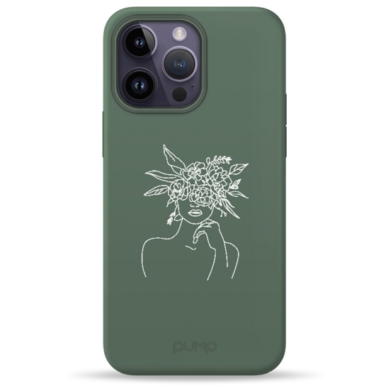 Чохол Pump Silicone Minimalistic Case with MagSafe for iPhone 14 Pro Max Flowerhat # - цена, характеристики, отзывы, рассрочка, фото 1