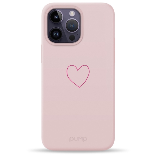 Чохол Pump Silicone Minimalistic Case with MagSafe for iPhone 14 Pro Max Kryve Heart # - цена, характеристики, отзывы, рассрочка, фото 1