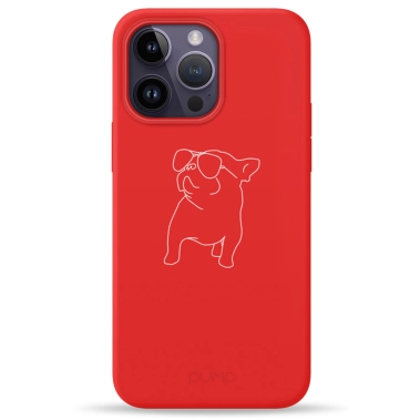 Чохол Pump Silicone Minimalistic Case with MagSafe for iPhone 14 Pro Max Pug With # - цена, характеристики, отзывы, рассрочка, фото 1