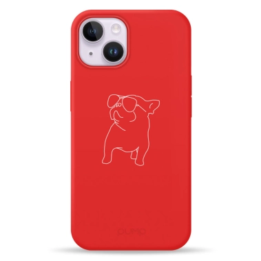 Чохол Pump Silicone Minimalistic Case with MagSafe for iPhone 14 Pug With # - цена, характеристики, отзывы, рассрочка, фото 1