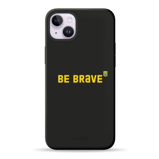 Чохол Pump Silicone Minimalistic Case with MagSafe for iPhone 14 Plus Be Brave - ціна, характеристики, відгуки, розстрочка, фото 1