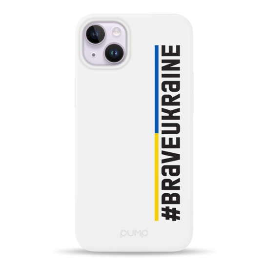 Чехол Pump Silicone Minimalistic Case with MagSafe for iPhone 14 Plus Brave Ukraine - цена, характеристики, отзывы, рассрочка, фото 1