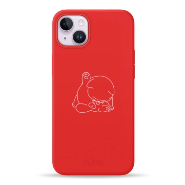 Чохол Pump Silicone Minimalistic Case with MagSafe for iPhone 14 Plus Cat Balls # - цена, характеристики, отзывы, рассрочка, фото 1