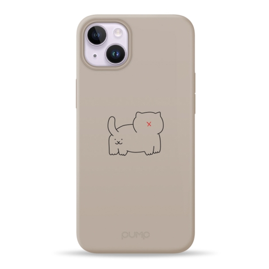 Чехол Pump Silicone Minimalistic Case with MagSafe for iPhone 14 Plus Cat Fass - цена, характеристики, отзывы, рассрочка, фото 1