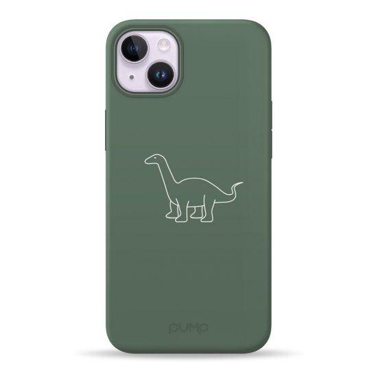 Чохол Pump Silicone Minimalistic Case with MagSafe for iPhone 14 Plus Dino # - ціна, характеристики, відгуки, розстрочка, фото 1