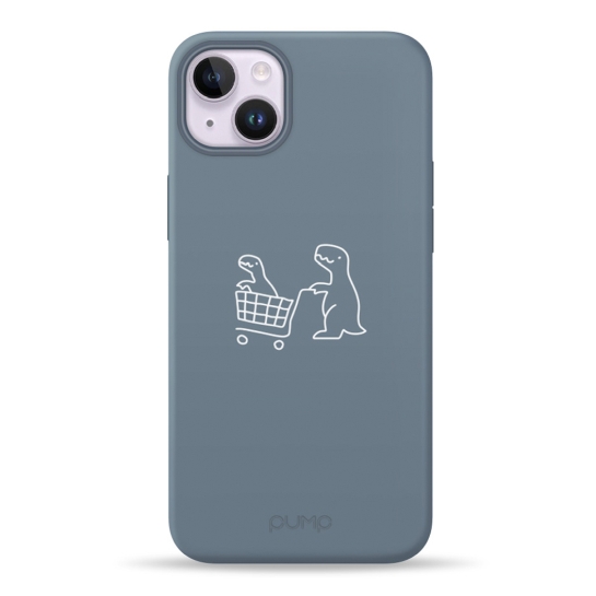 Чохол Pump Silicone Minimalistic Case with MagSafe for iPhone 14 Plus Dino Market # - ціна, характеристики, відгуки, розстрочка, фото 1