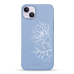 Чохол Pump Silicone Minimalistic Case with MagSafe for iPhone 14 Plus Floral #