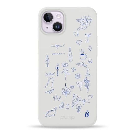 Чехол Pump Silicone Minimalistic Case with MagSafe for iPhone 14 Plus Ink # - цена, характеристики, отзывы, рассрочка, фото 1