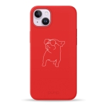 Чехол Pump Silicone Minimalistic Case with MagSafe for iPhone 14 Plus Pug With #