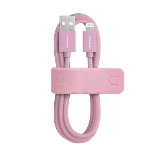 Кабель Momax Elite Link MFI Lightning Cable Pink Sand